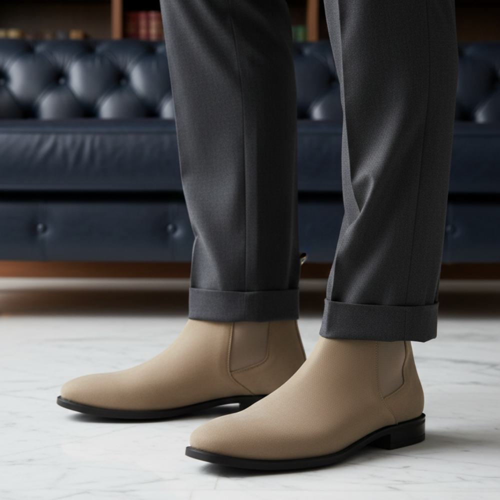 2041 Chelsea Fermuarlı Hakiki Deri Bot