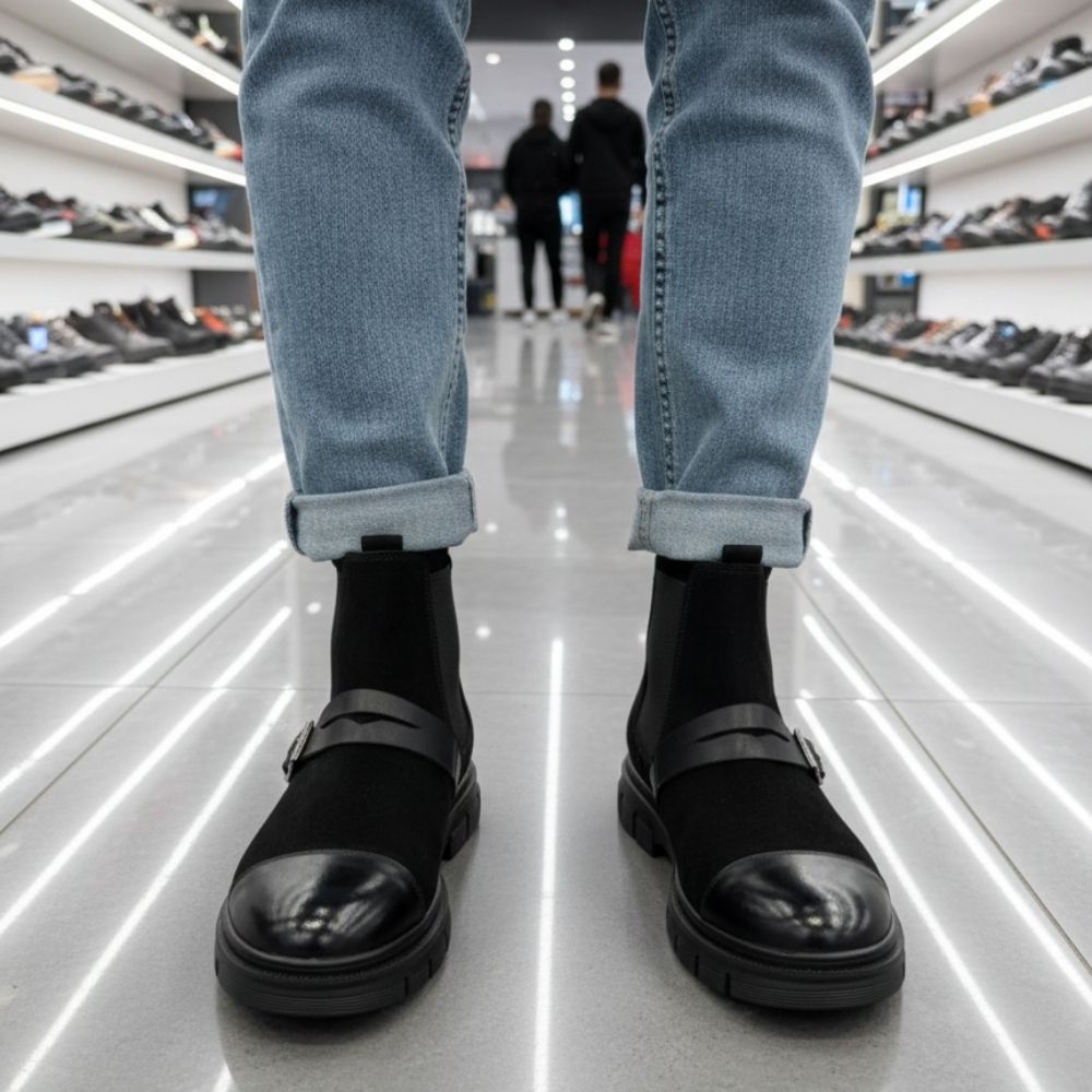 2041 Süet Hakiki Deri Bot