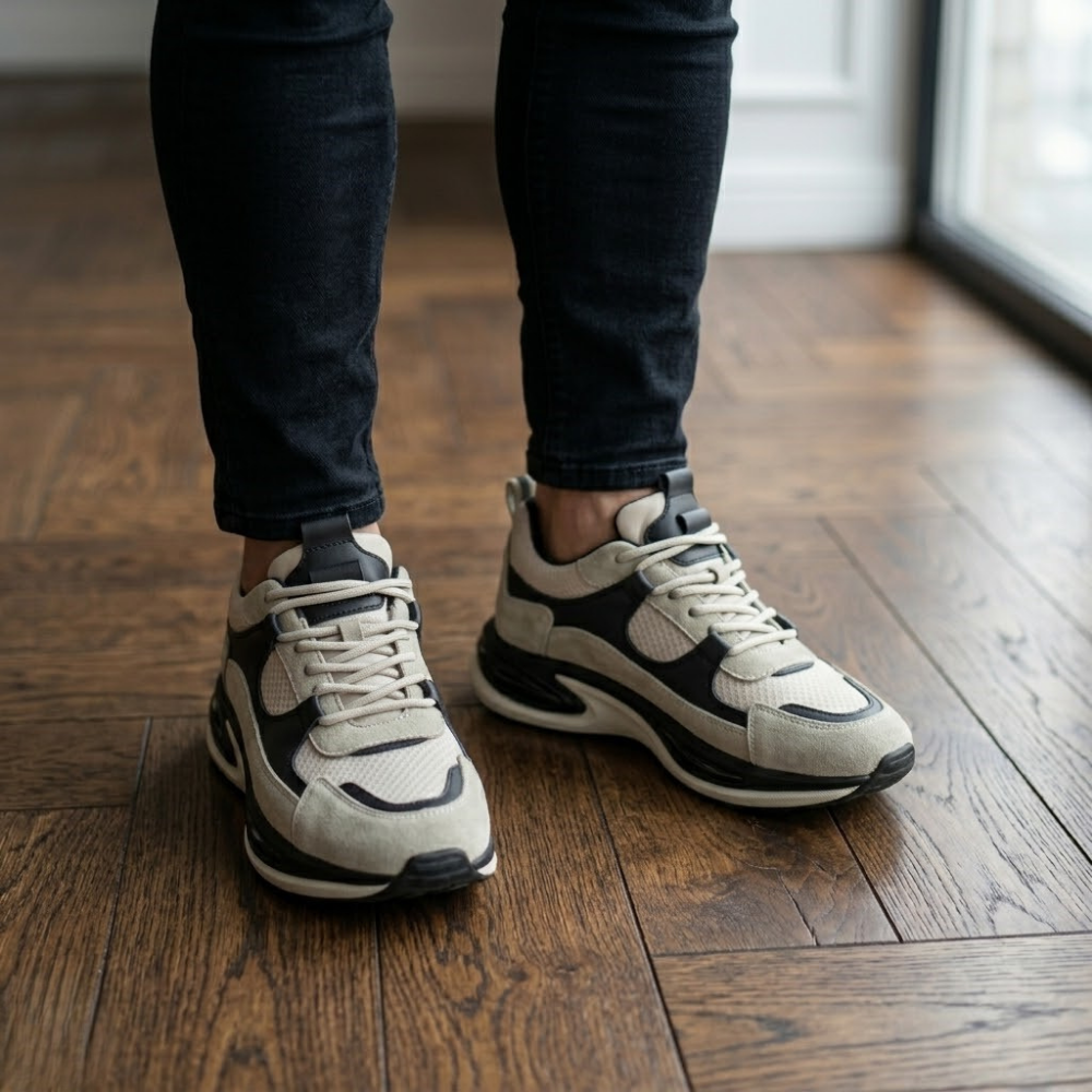 1098 Nubuk Hakiki Deri Sneakers