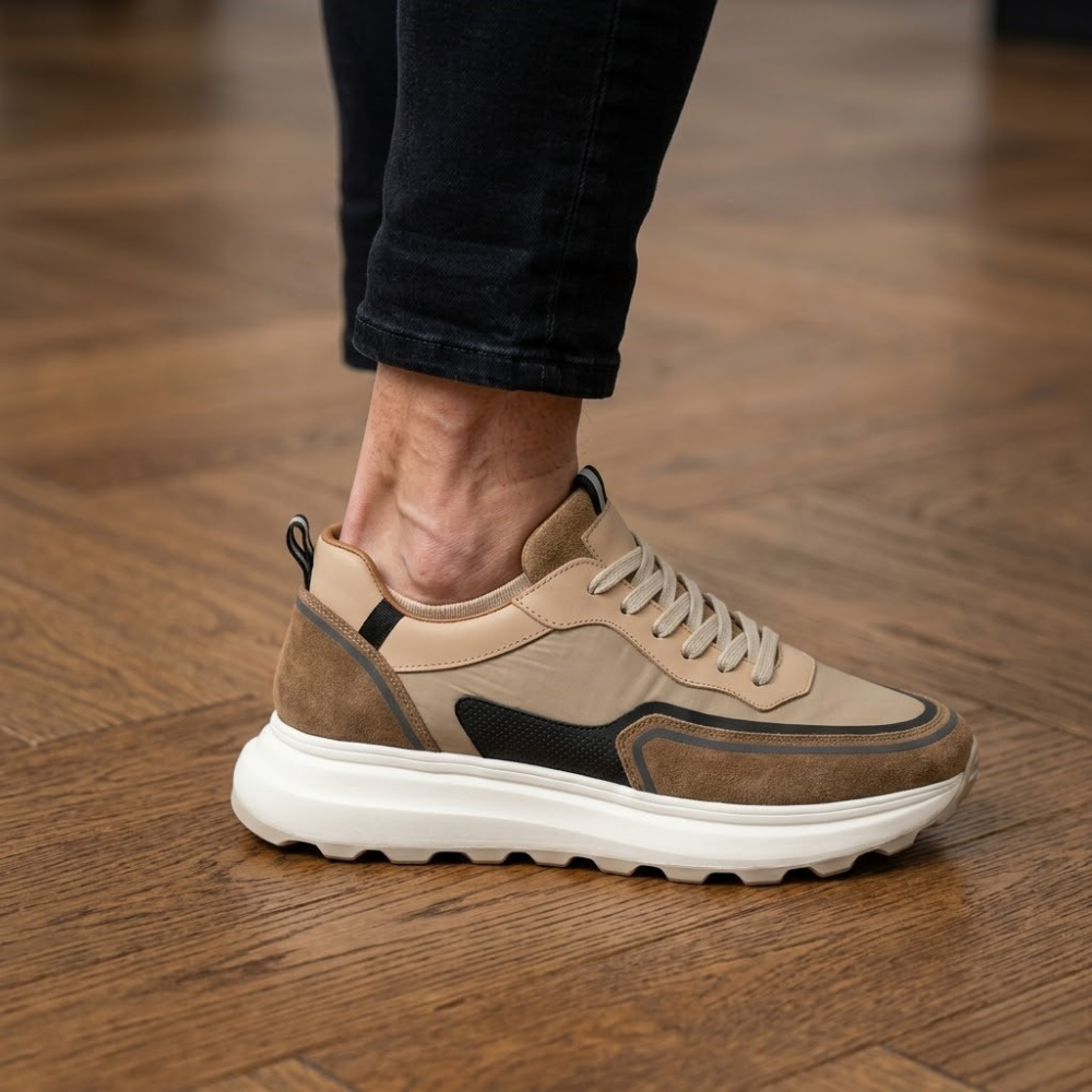 2028 Nubuk Hakiki Deri Sneakers Eva