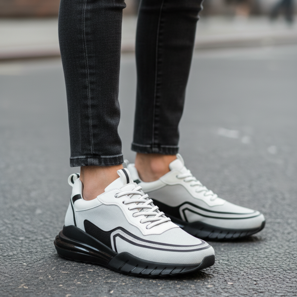 2028 Nubuk Hakiki Deri Sneakers