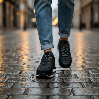 1091 Paraşüt Hakiki Deri Sneakers